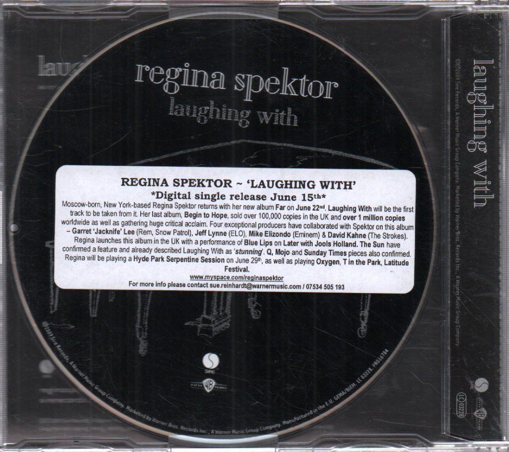 Regina Spektor - Laughing With - Cd