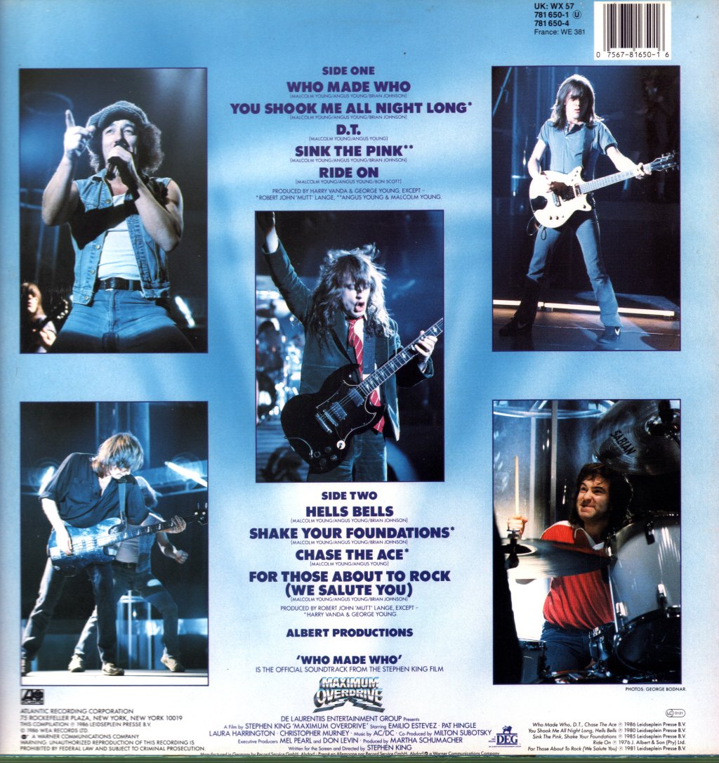 AC/DC - Who Made Who - Lp