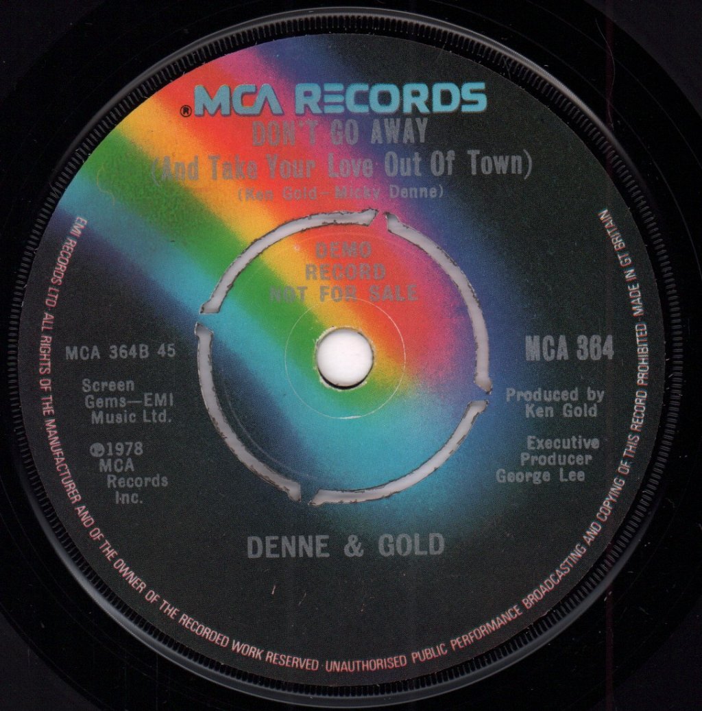 Denne And Gold - Let's Put Our Love Back Together - 7 Inch