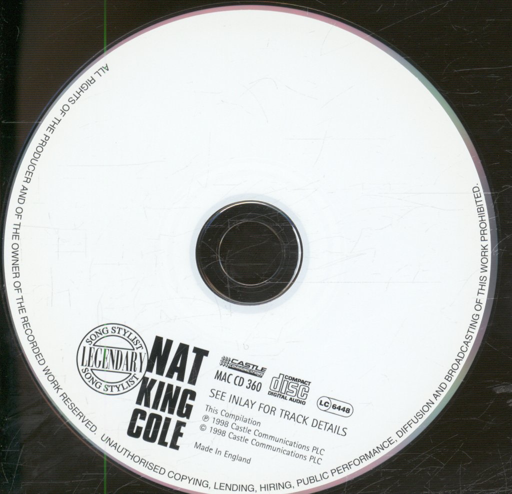 Nat King Cole - Legendary Song Stylist - Cd