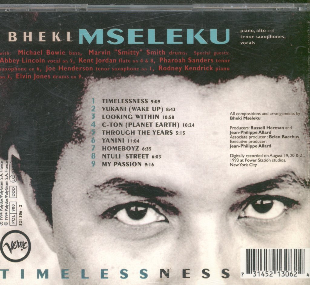 Bheki Mseleku - Timelessness - Cd