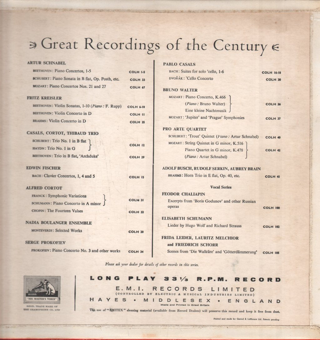 Various Artists - An Operatic Anthology - Lp