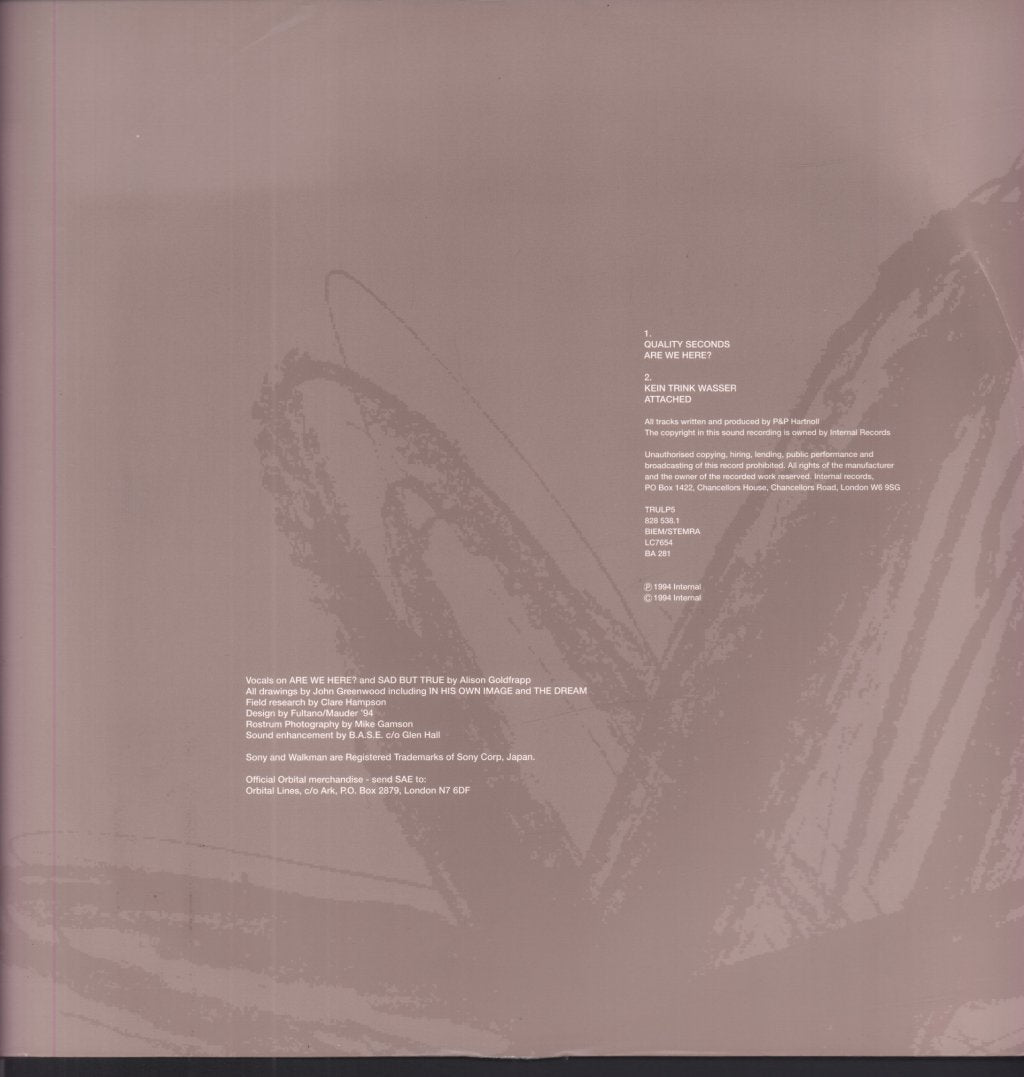 Orbital - Snivilisation - Double Lp