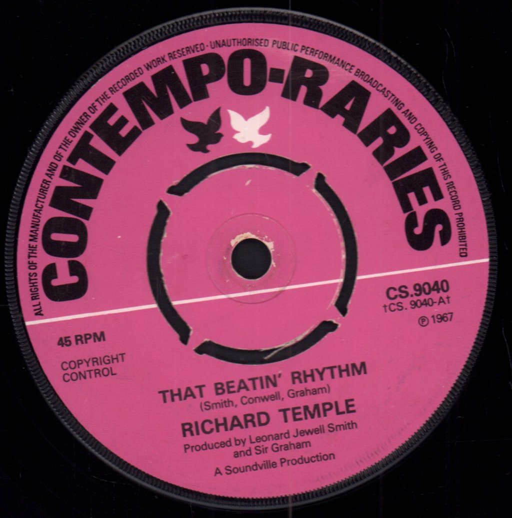 Richard Temple - That Beatin' Rhythm - 7 Inch