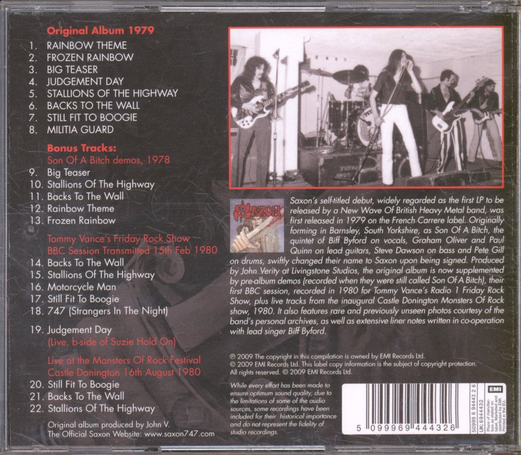 Saxon - Saxon - Cd