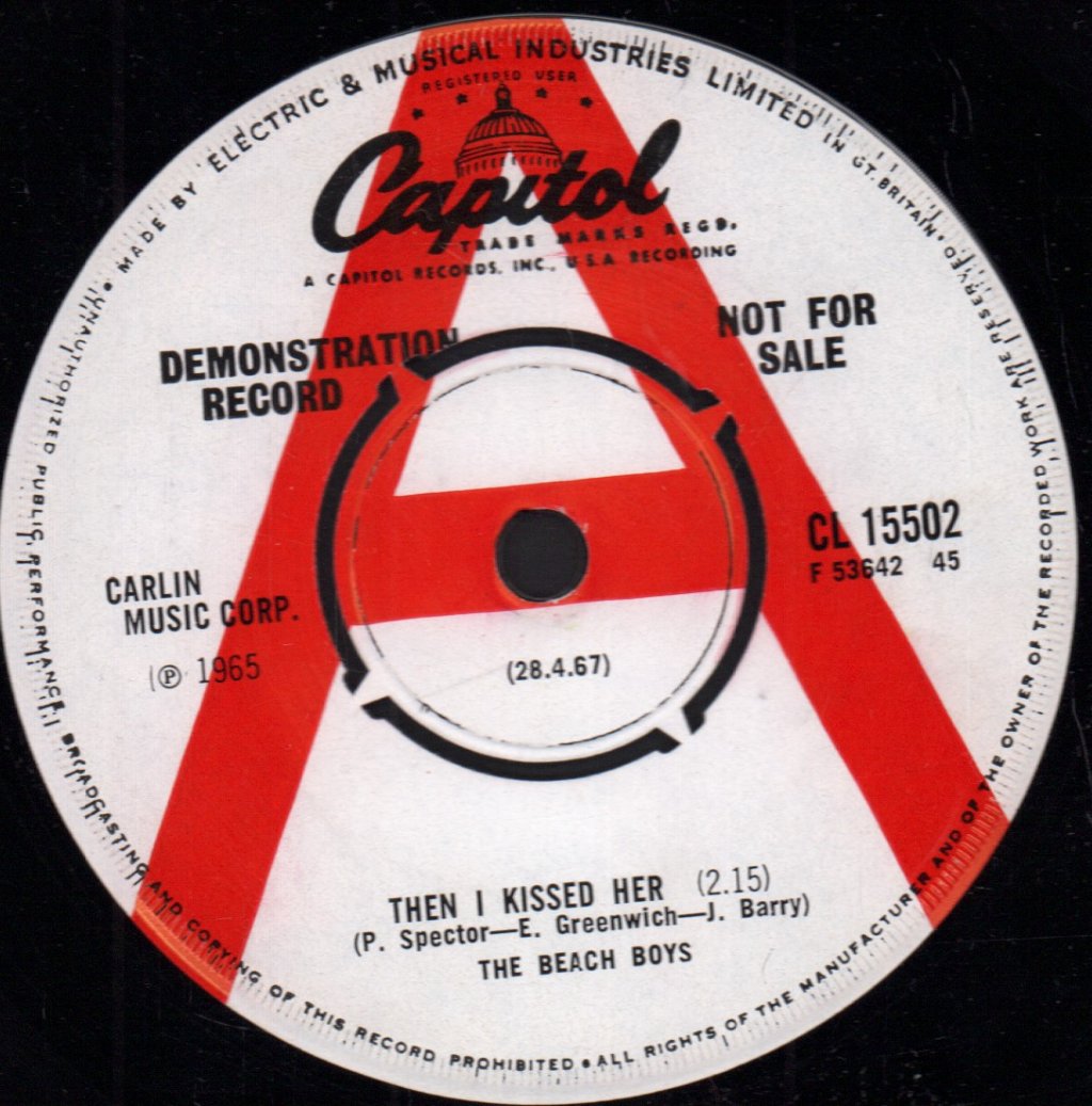 Beach Boys - Then I Kissed Her - 7 Inch