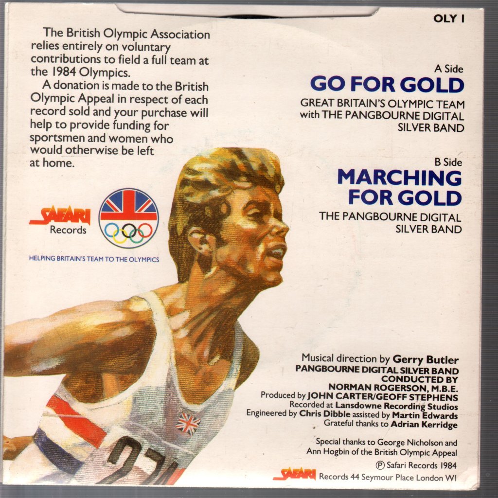 Great Britain's Olympic Team/Pangbourne Silver Band - Go For Gold - 7 Inch