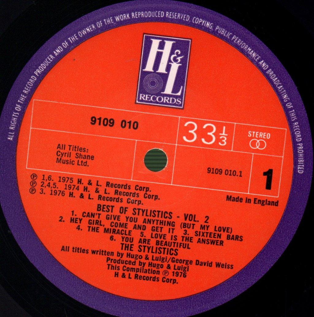 Stylistics - Best Of The Stylistics Volume 2 - Lp