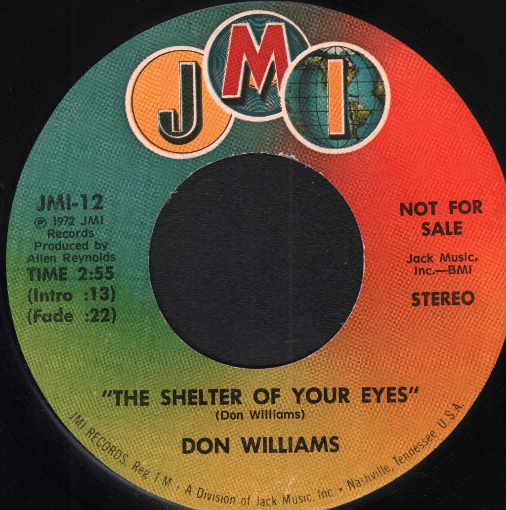Don Williams - Shelter Of Your Eyes - 7 Inch