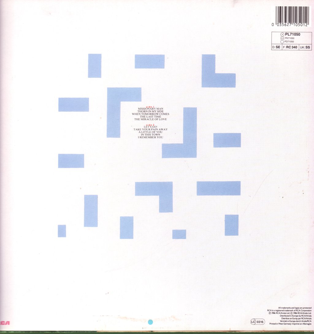 Eurythmics - Revenge - Lp