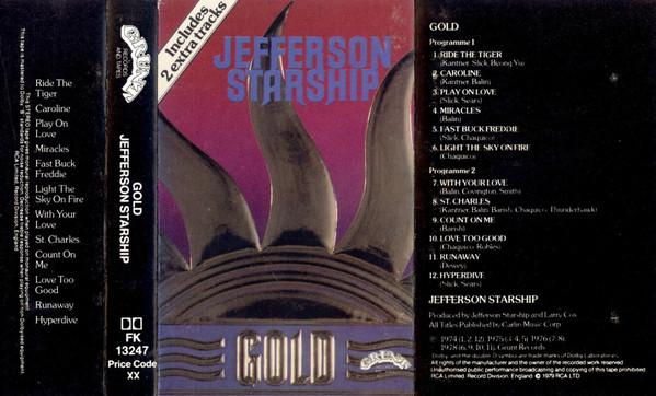 Jefferson Starship - Gold - Cassette