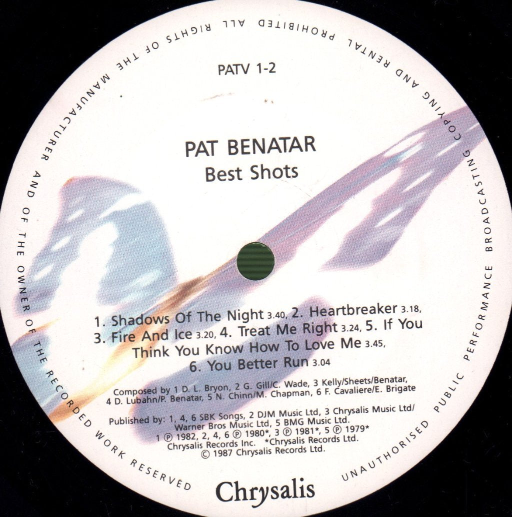Pat Benatar - Best Shots - Lp