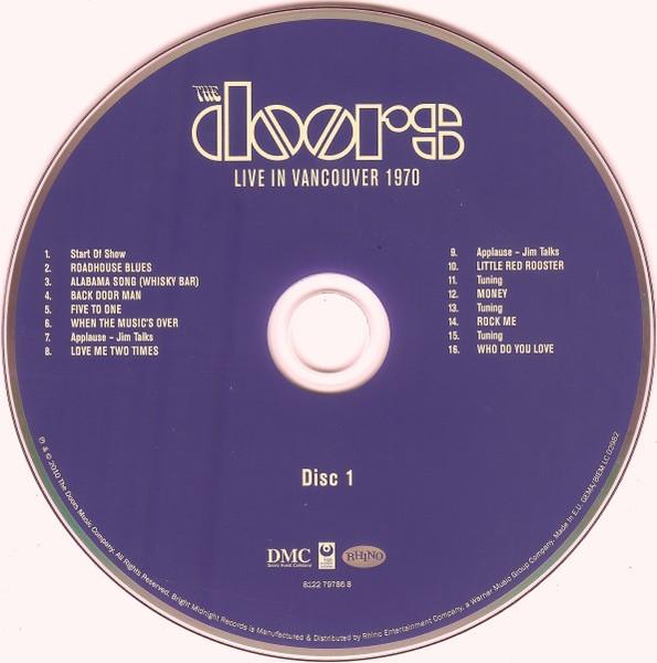 Doors - Live In Vancouver 1970 - Double Cd