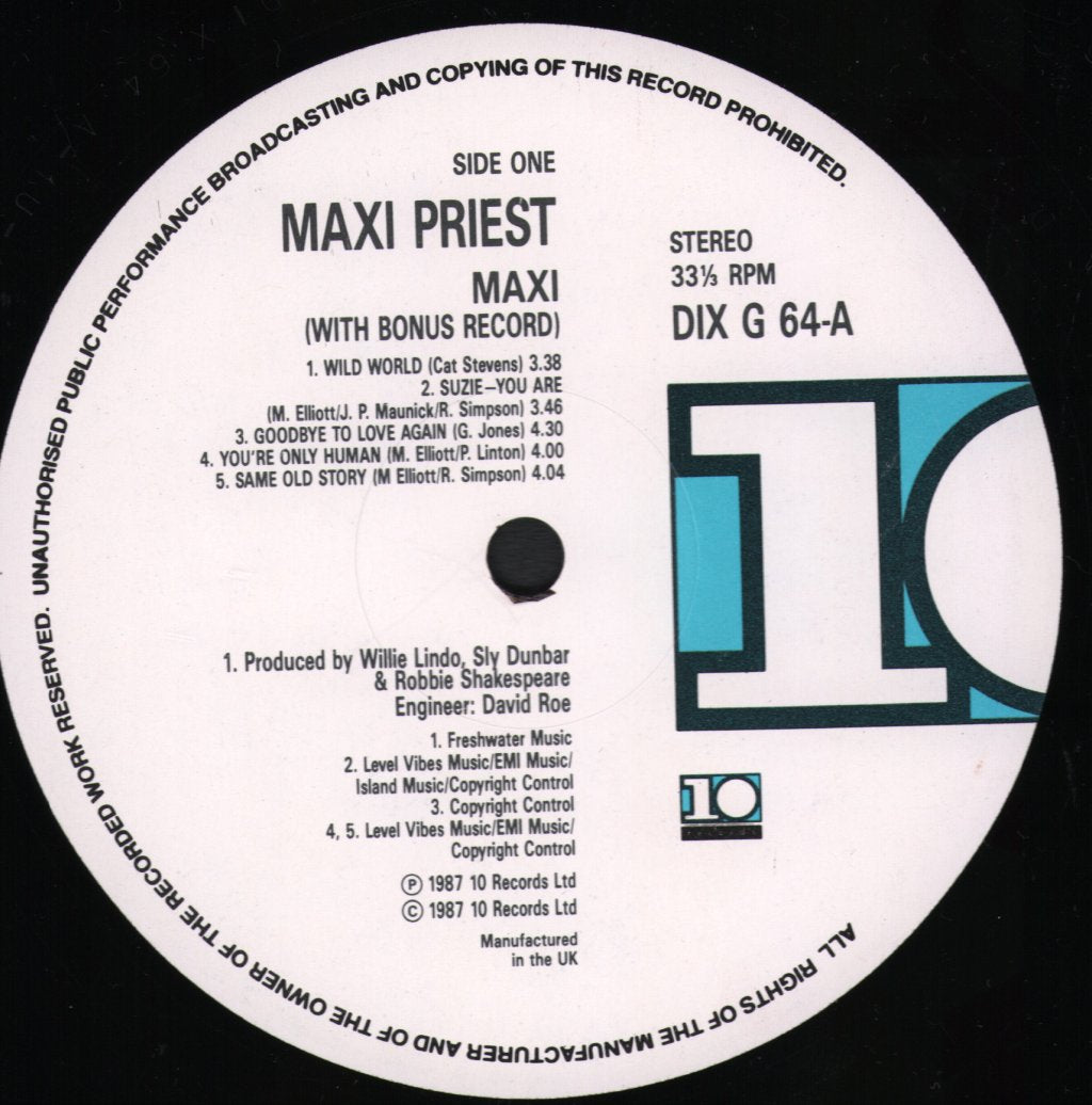 Maxi Priest - Maxi - Lp