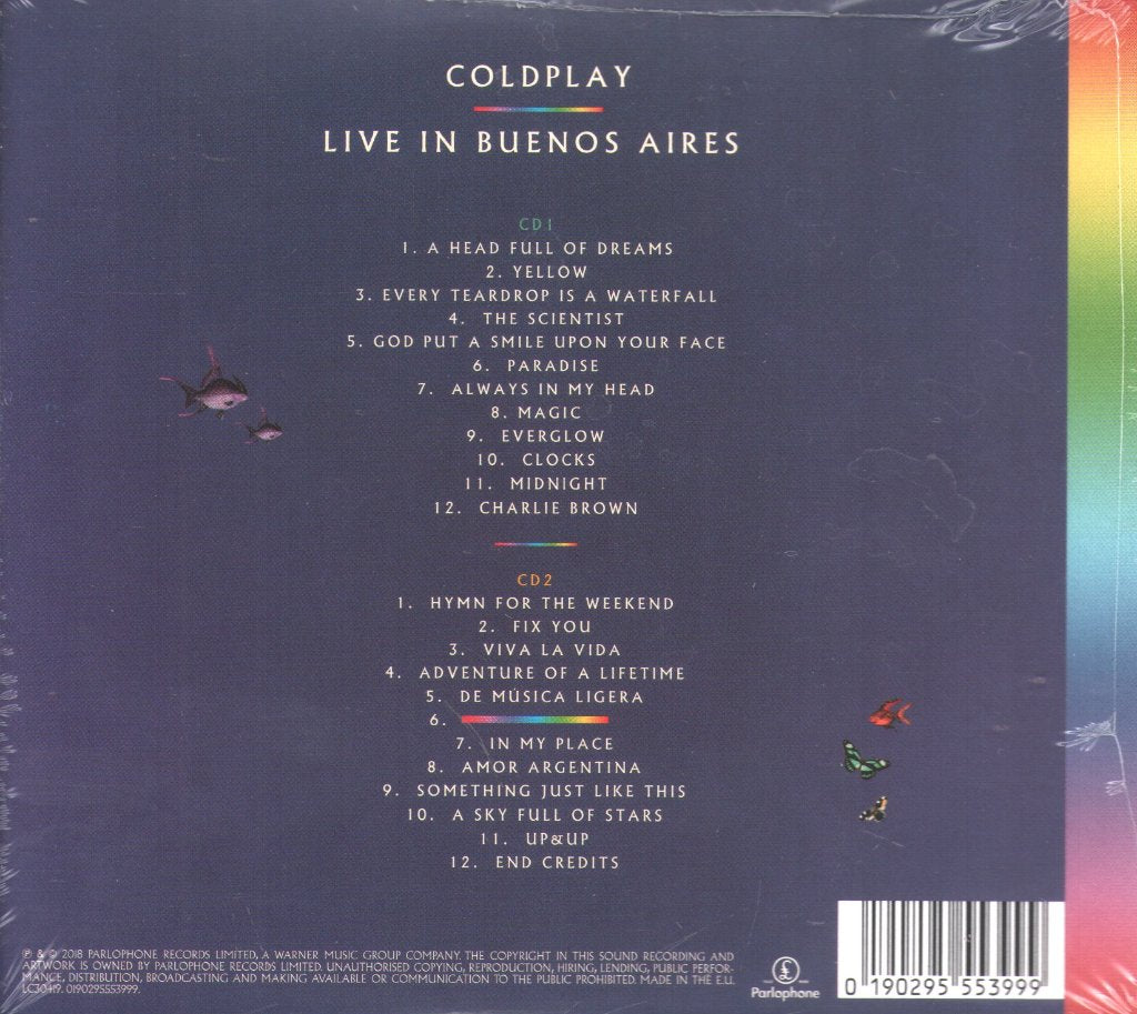 Coldplay - Live In Buenos Aires - Double Cd