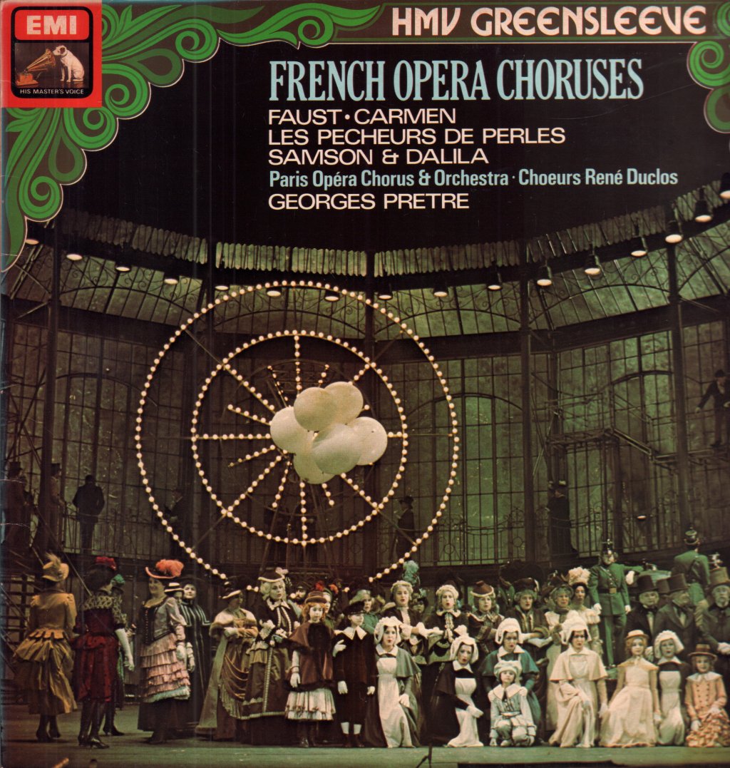 paris opera orchestra - French Opera Choruses - Lp