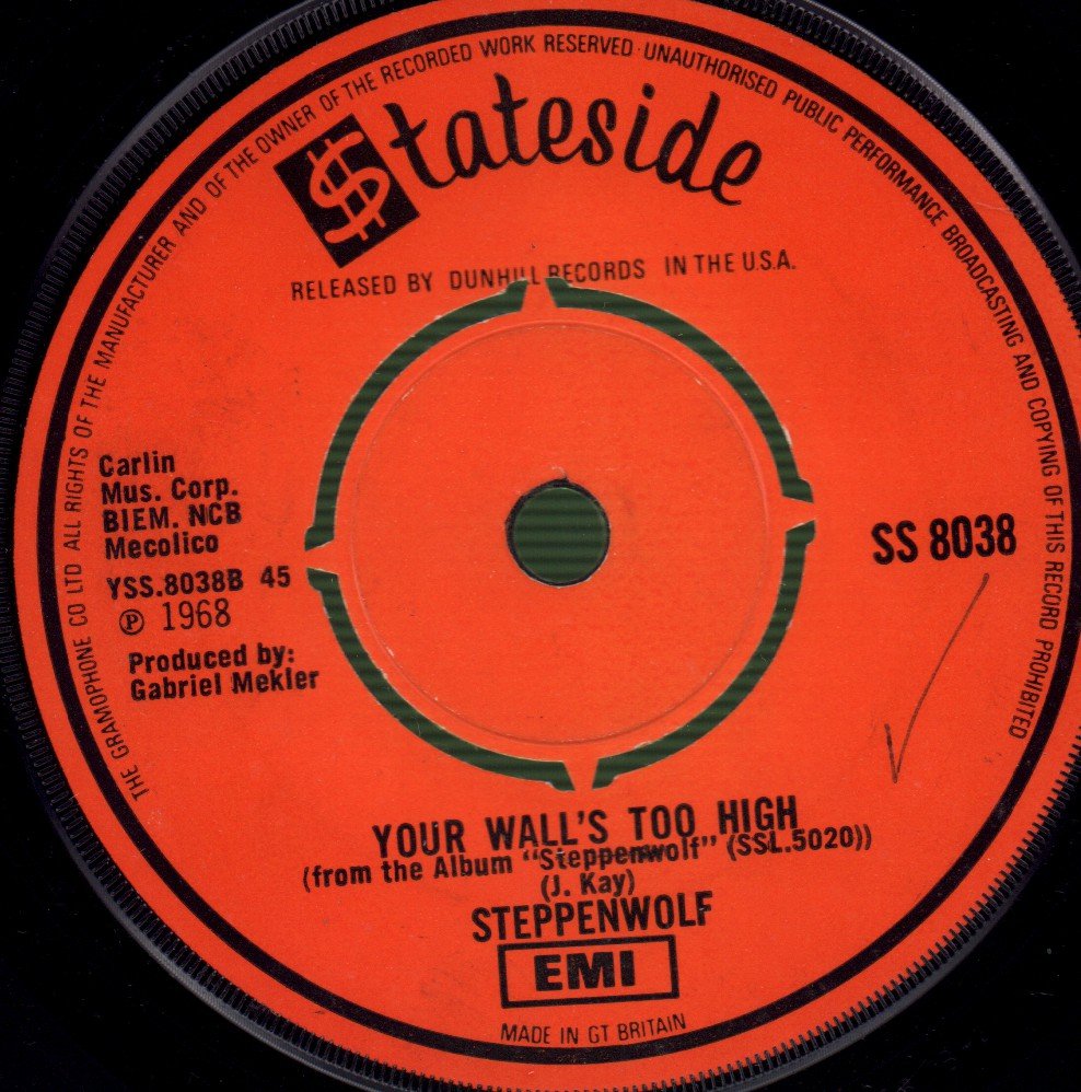 Steppenwolf - Pusher - 7 Inch