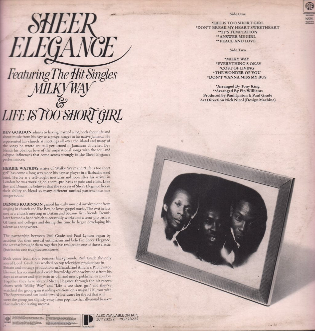 Sheer Elegance - Sheer Elegance - Lp