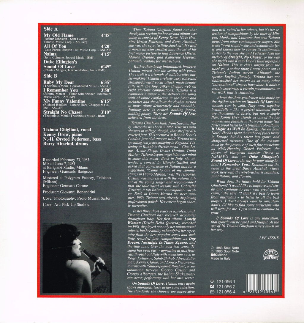 Tiziana Ghiglioni - Sounds Of Love - Lp