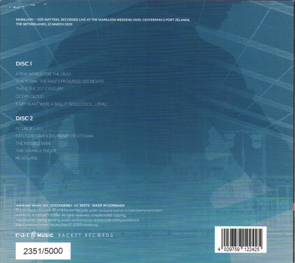 Marillion - Size Matters - Double Cd