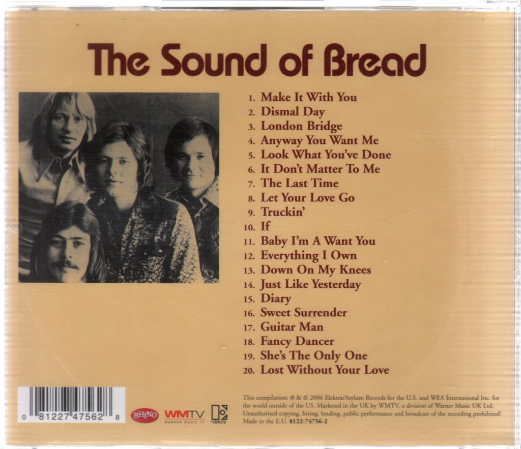 Bread - Sound Of - Cd