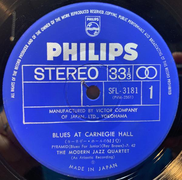 Modern Jazz Quartet - Blues At Carnegie Hall - 7 Inch