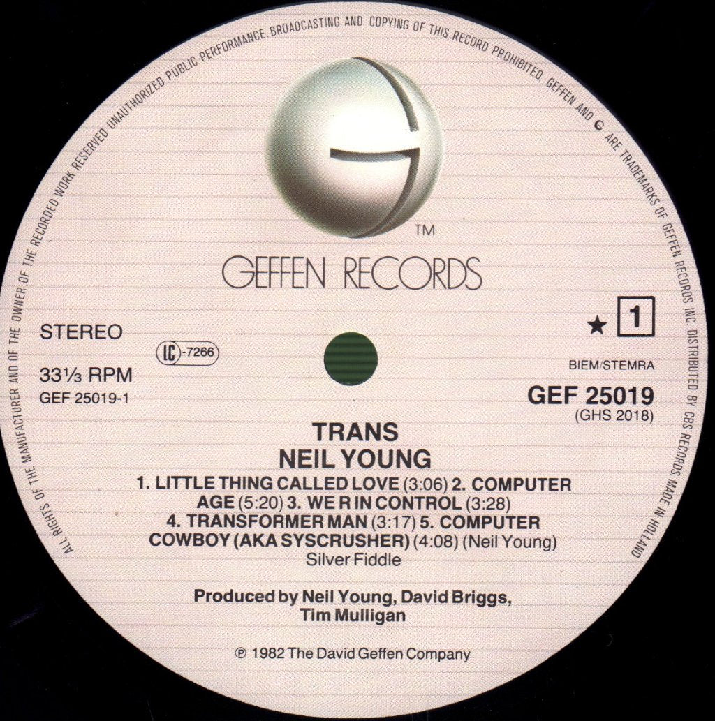 Neil Young - Trans - Lp