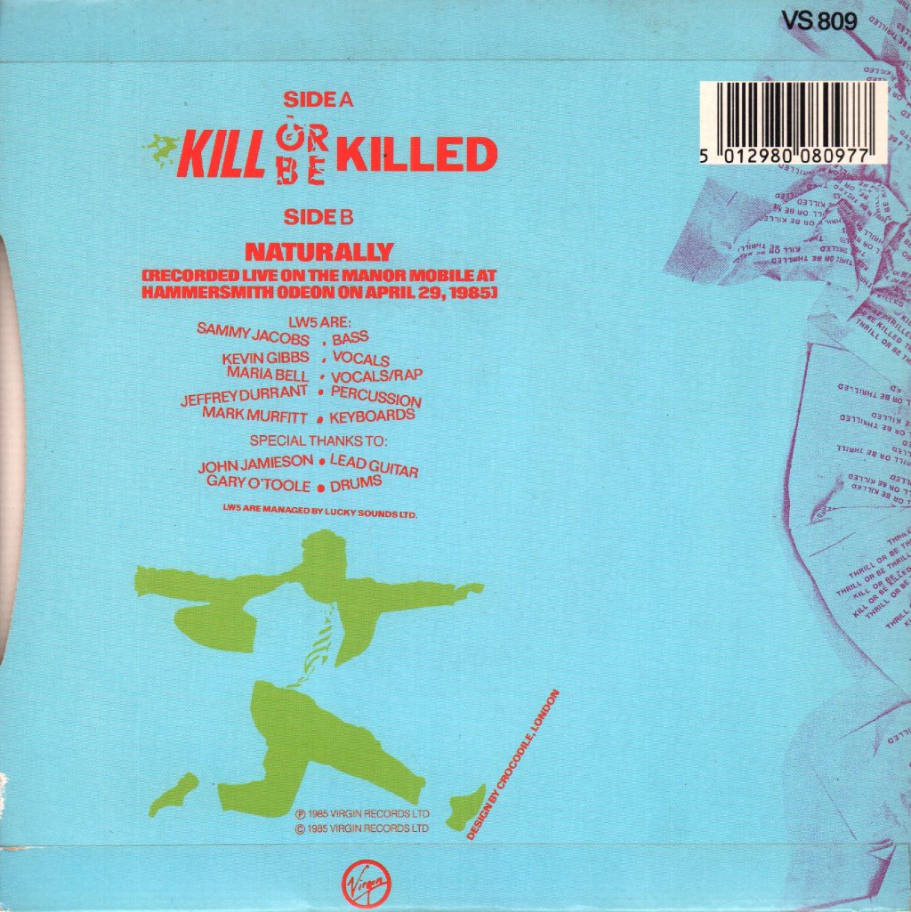 Lw5 - Kill Or Be Killed - 7 Inch