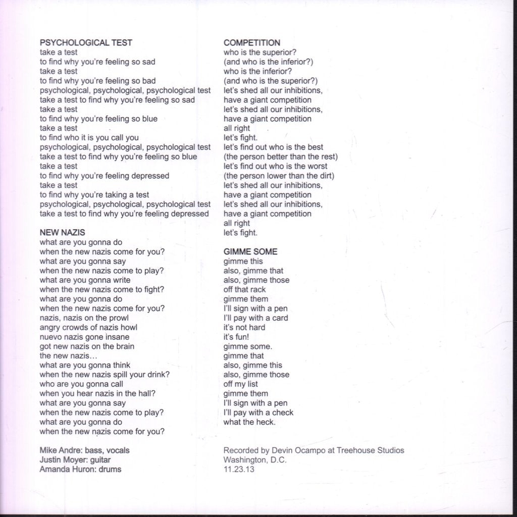 Puff Pieces - 4 Song 7" - 7 Inch