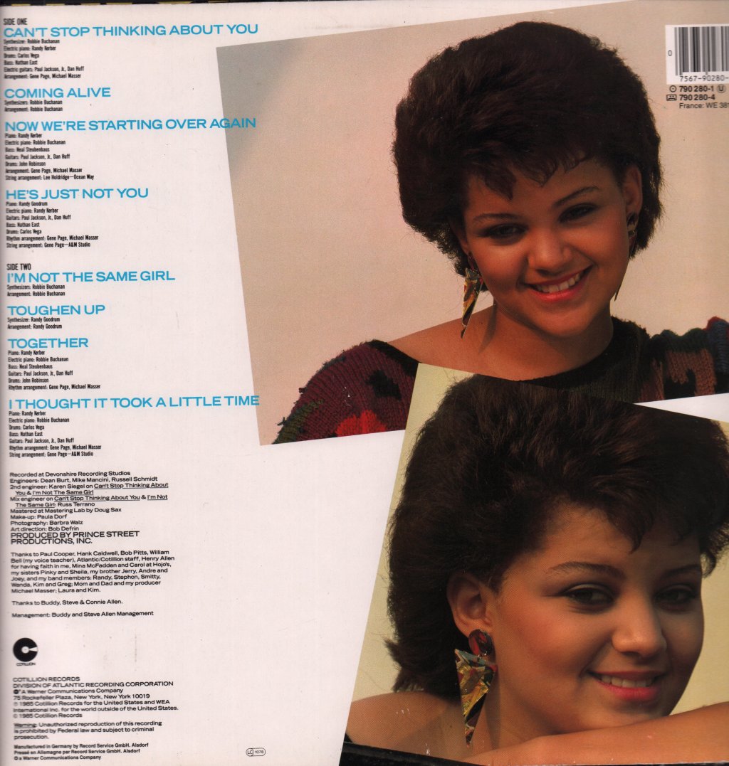 Stacy Lattisaw - I'm Not The Same Girl - Lp