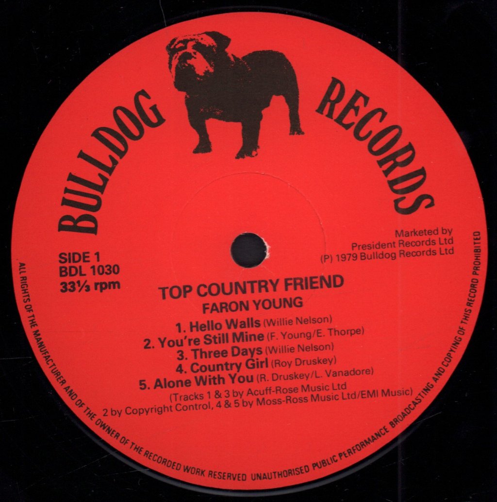 Faron Young - Top Country Friend - Lp