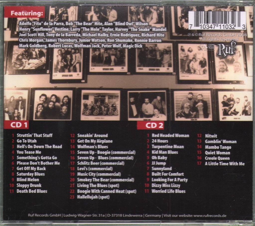 Canned Heat - Boogie House Tapes Volume 2 - Double Cd