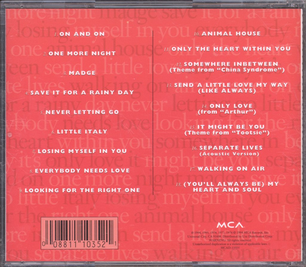 Stephen Bishop - On And On - The Hits Of Stephen Bishop - Cd