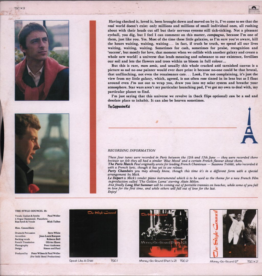 Style Council - A Paris - 12 Inch