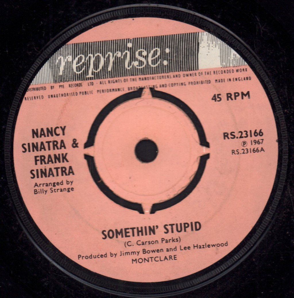 Nancy Sinatra And Frank Sinatra - Somethin' Stupid - 7 Inch