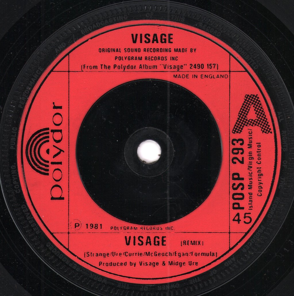 Visage - Visage - 7 Inch