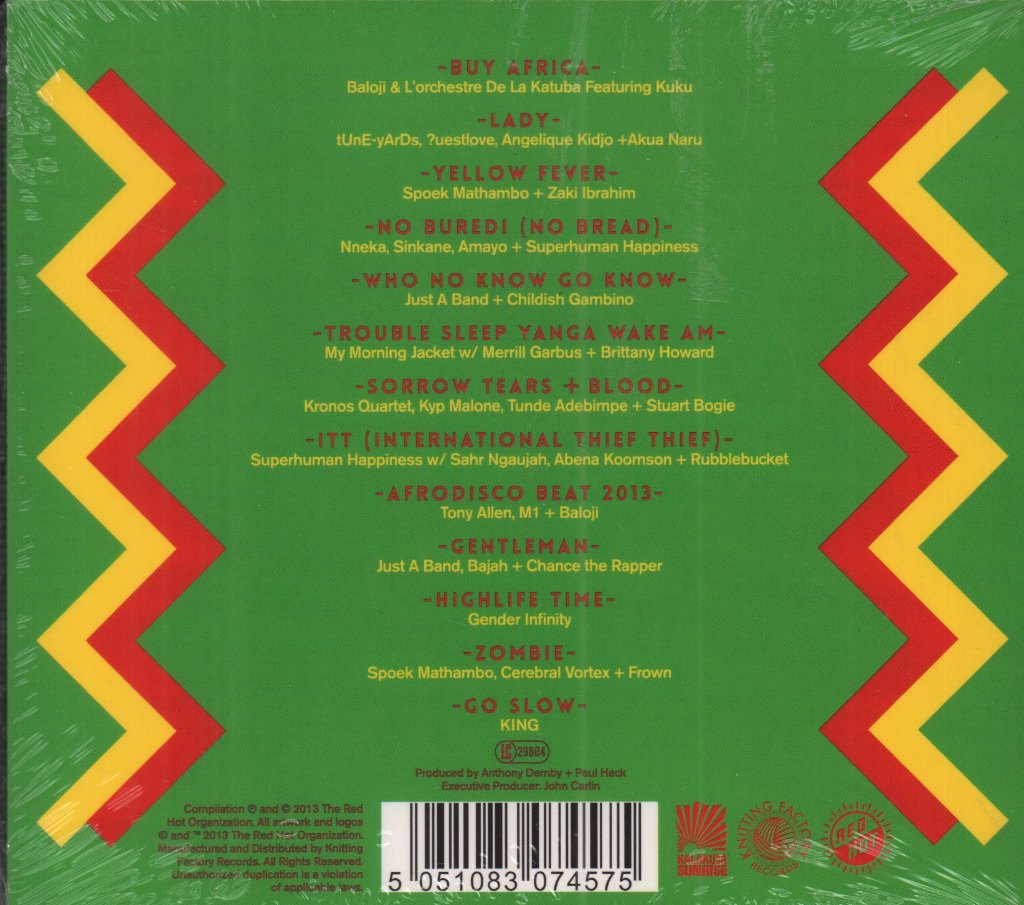 Various Artists - Red Hot And Fela - Cd