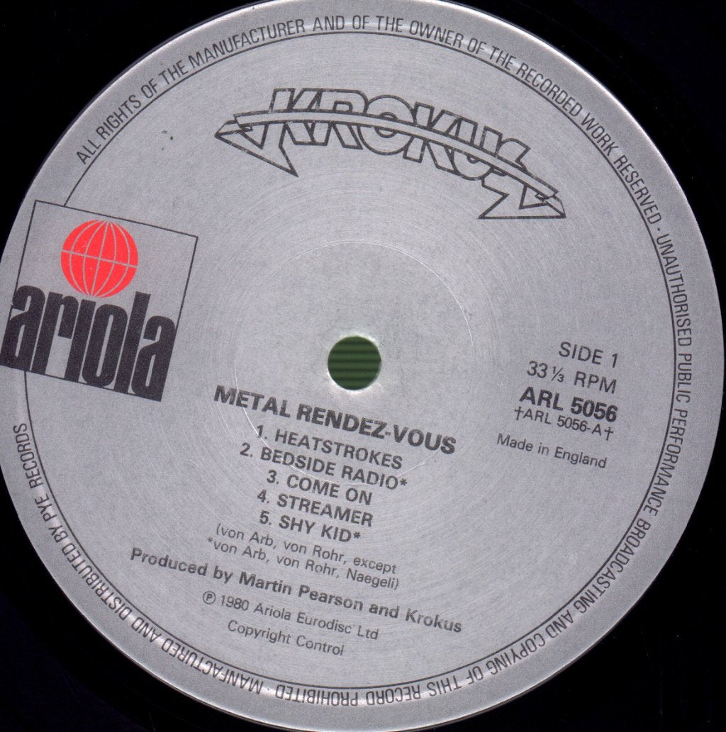 Krokus - Metal Rendez-Vous - Lp