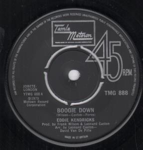 Eddie Kendricks - Boogie Down - 7 Inch