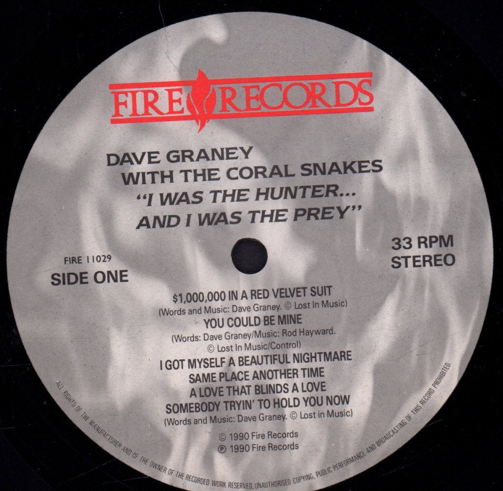 Dave Graney With The Coral Snakes - I Was The Hunter...and I Was The Prey - Lp