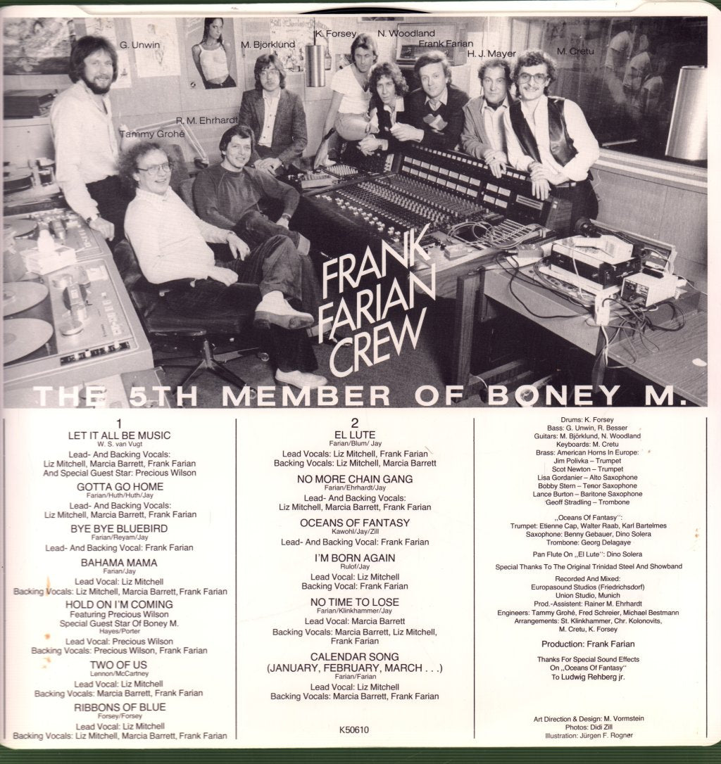 Boney M - Oceans Of Fantasy - Lp