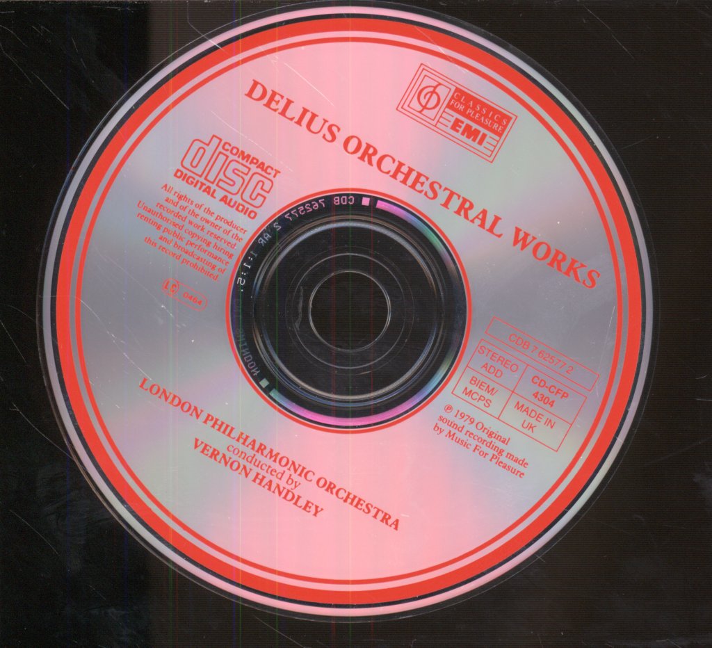 London Philharmonic Orchestra, Vernon Handley - Delius Orchestral Works - Cd