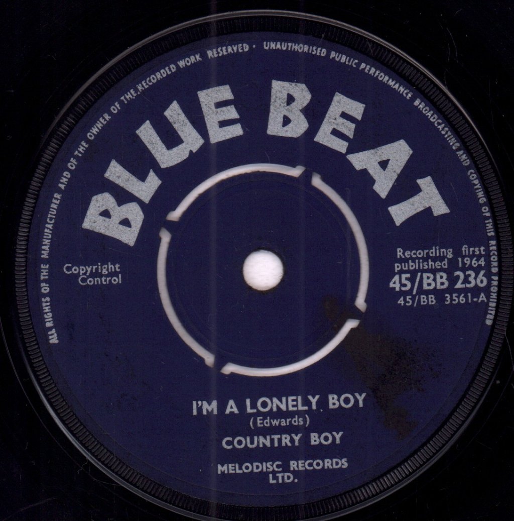 Country Boy / Ed's All Stars - I'm A Lonely Boy / He's Gone Ska - 7 Inch
