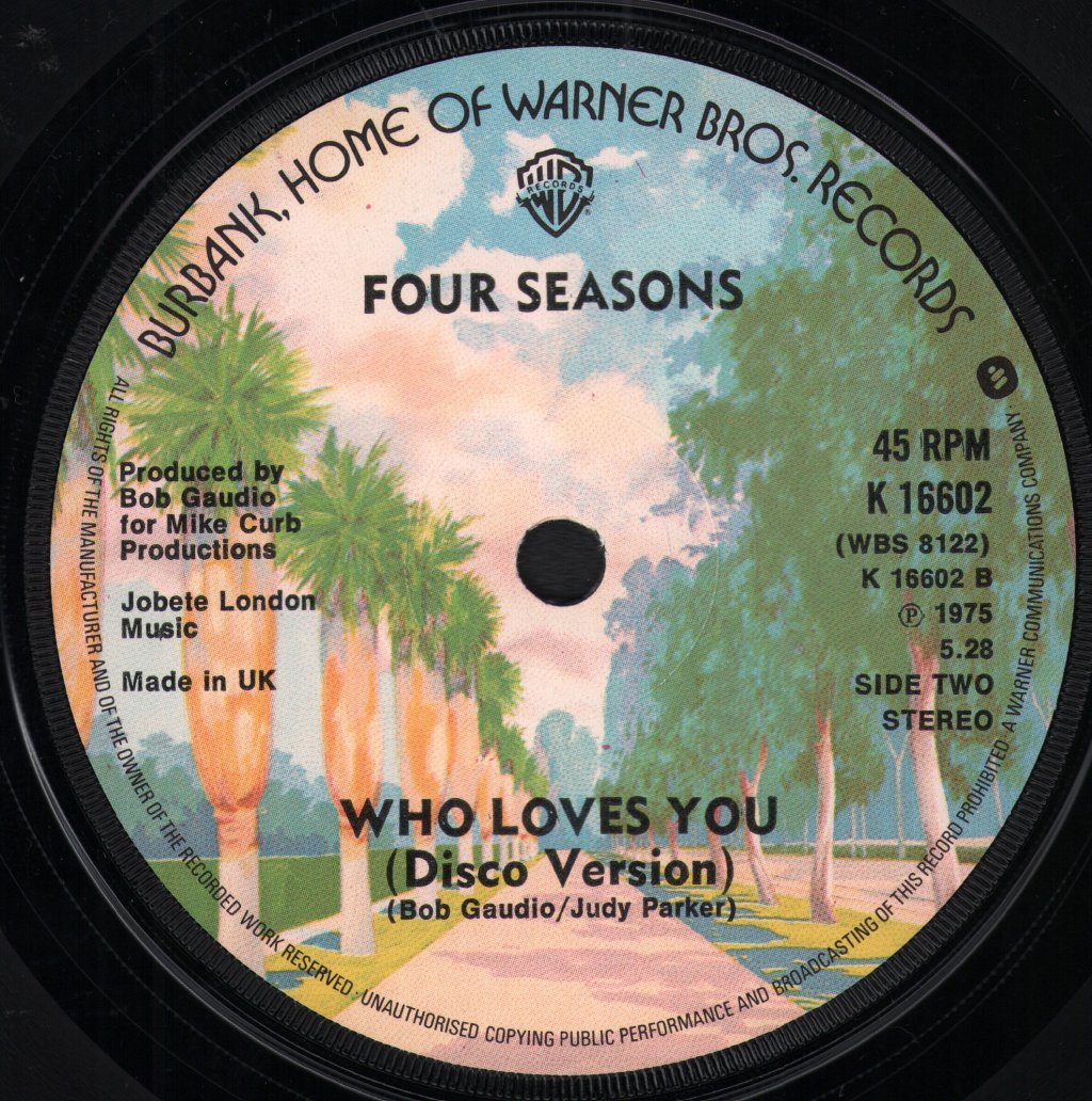 Four Seasons - Who Loves You - 7 Inch