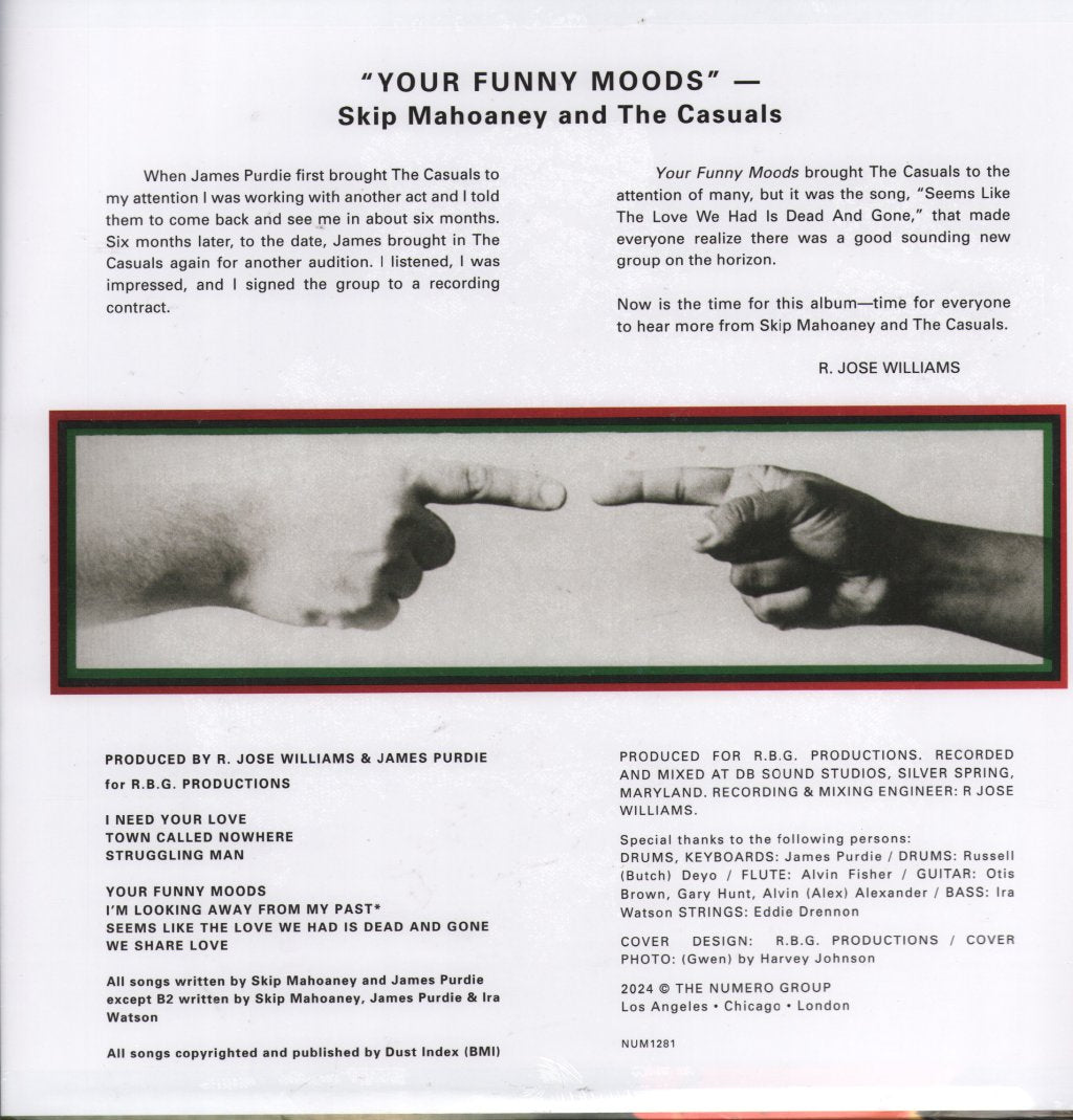 Skip Mahoaney & The Casuals - Your Funny Moods (50th Anniversary Edition) - Lp