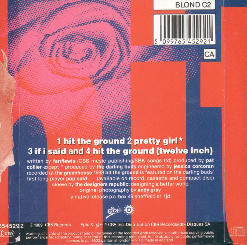 Darling Buds - Hit The Ground - Cd