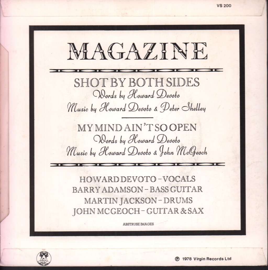 Magazine - Shot By Both Sides - 7 Inch