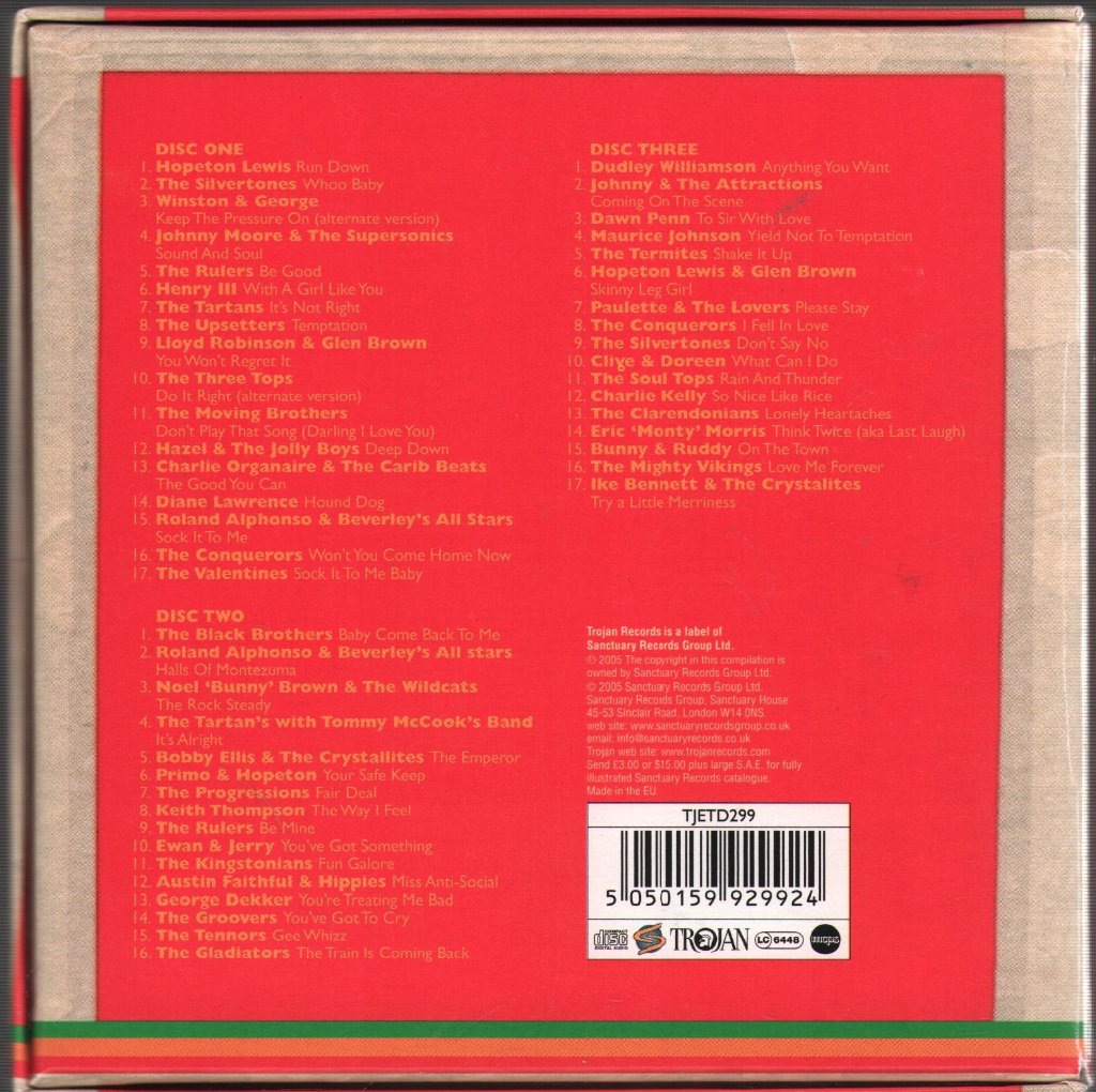 Various Artists - Trojan Rocksteady Rarities Box Set - Cd Set