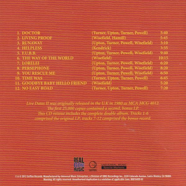 Wishbone Ash - Live Dates Volume Two - Cd