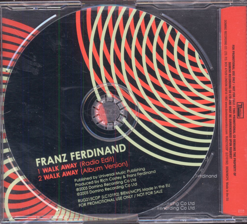 Franz Ferdinand - Walk Away - Cd